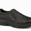 'Roper' Men's Tumbled Leather Performance Slip On - Black 2 'Roper' Men's Tumbled Leather Performance Slip On - Black -Carhartt Store 0902006002472 1024x1024@2x