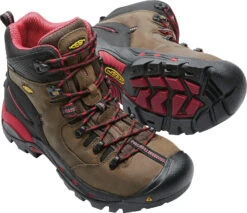 'Keen Utility' Men's 6" Pittsburgh WP Steel Toe - Bison Brown / Red / Black -Carhartt Store 1007024 PPS large 1024x1024@2x