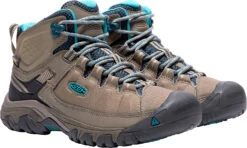 'Keen Outdoor' Women's Targhee EXP WP Mid Hiker - Brindle / Blue Coral -Carhartt Store 1017737 PLA large 1024x1024@2x