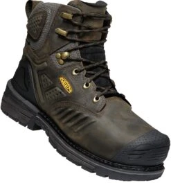 'Keen Utility' Men's 6" Philadelphia Int. Met WP Safety Toe - Cascade Brown / Black -Carhartt Store 1022167 3Q large 1024x1024@2x