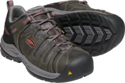 'Keen Utility' Women's Flint II EH Steel Toe - Magnet / Rose -Carhartt Store 1023232 PPS large 1024x1024@2x