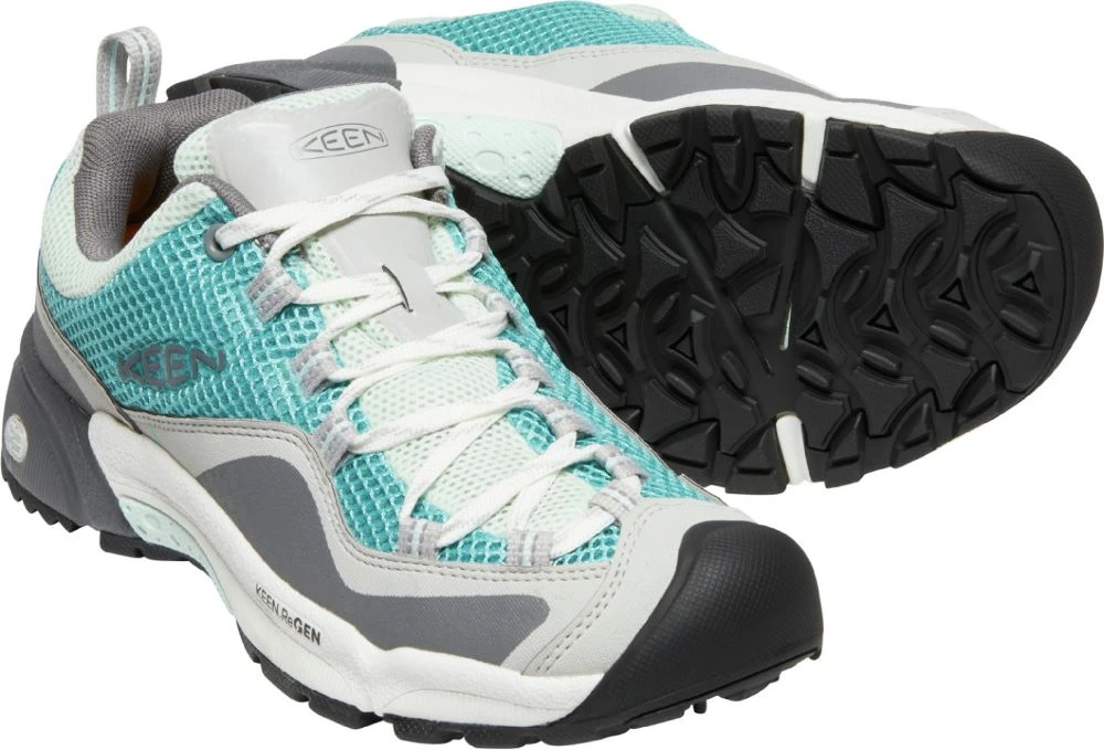 'Keen Outdoor' Women's Wasatch Crest Vent Hiker Sneaker - Porcelain / Blue Glass 7 'Keen Outdoor' Women's Wasatch Crest Vent Hiker Sneaker - Porcelain / Blue Glass - Image 5