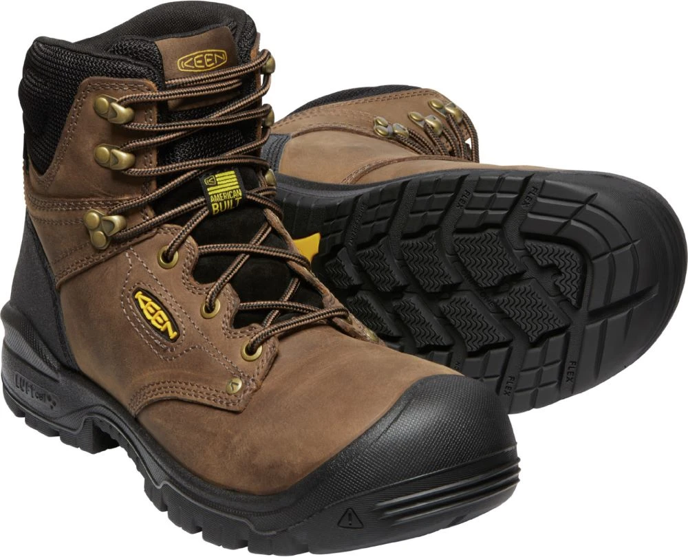 'Keen Utility' Men's 6" Independence EH WP Soft Toe - Dark Earth / Black 7 'Keen Utility' Men's 6" Independence EH WP Soft Toe - Dark Earth / Black - Image 5