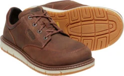 'Keen Utility' Men's San Jose Oxford EH Aluminum Toe - Gingerbread / Off White -Carhartt Store 1026707 PPS med 1024x1024@2x
