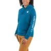'Carhartt' Women's Clarksburg Logo Sleeve Graphic Hoodie - Marine Blue -Carhartt Store 102791 H71 WS23 b 1024x1024@2x