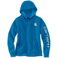 'Carhartt' Women's Clarksburg Logo Sleeve Graphic Hoodie - Marine Blue 7 'Carhartt' Women's Clarksburg Logo Sleeve Graphic Hoodie - Marine Blue -Carhartt Store 102791 H71 WS23 e V2 1024x1024@2x