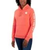 'Carhartt' Women's Clarksburg Logo Sleeve Graphic Hoodie - Electric Coral 1 'Carhartt' Women's Clarksburg Logo Sleeve Graphic Hoodie - Electric Coral -Carhartt Store 102791 Q48 WF22 b 1024x1024@2x