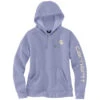 'Carhartt' Women's Clarksburg Logo Sleeve Graphic Hoodie - Soft Lavender Heather 2 'Carhartt' Women's Clarksburg Logo Sleeve Graphic Hoodie - Soft Lavender Heather -Carhartt Store 102791 V45 WF22 e 1 1024x1024@2x