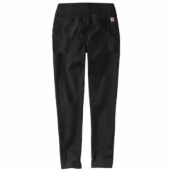 'Carhartt' Women's Fitted Lightweight Utility Legging - Black -Carhartt Store 103609 001 Back S19 1024x1024@2x