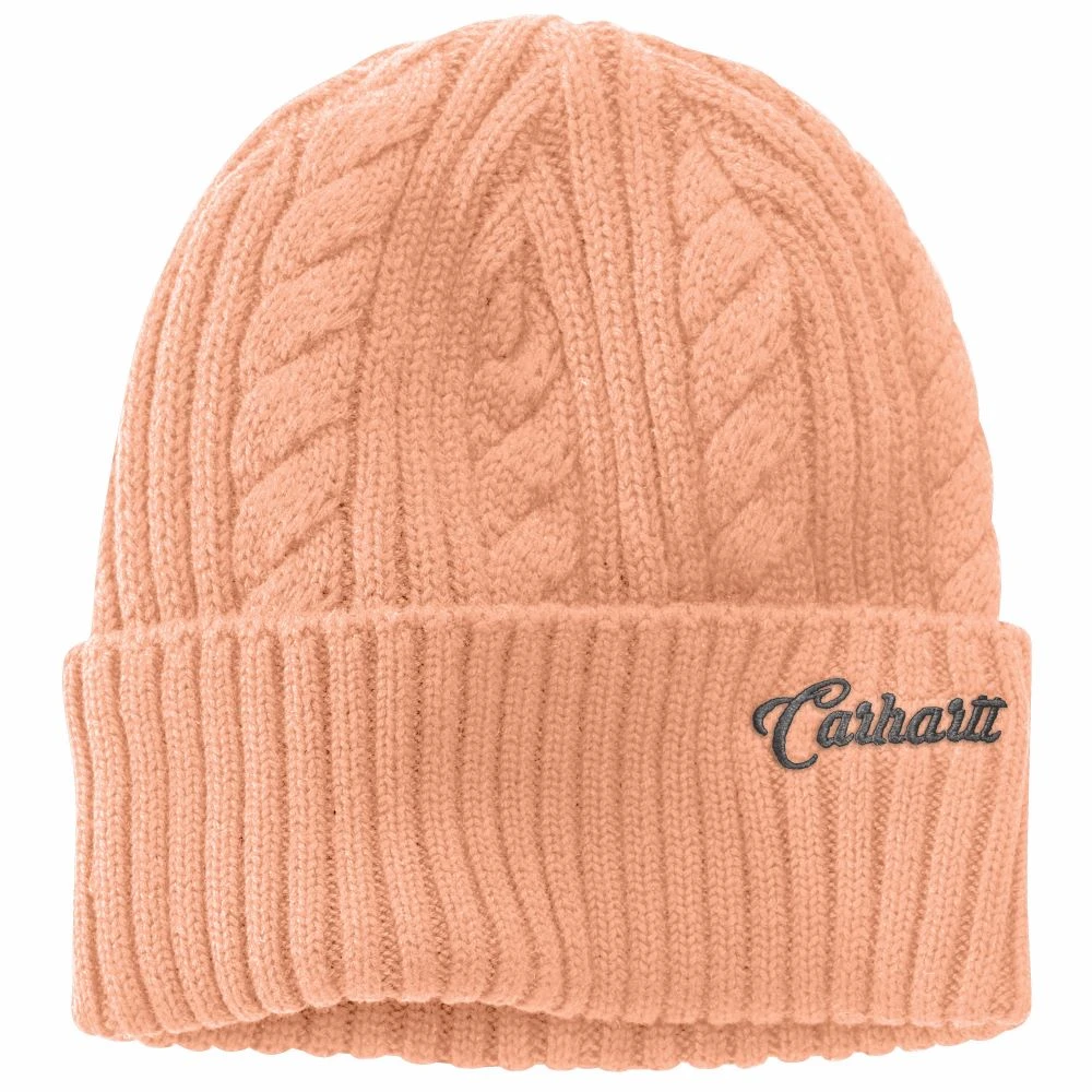 'Carhartt' Women's Rib Knit Fisherman Beanie - Sunset 3 'Carhartt' Women's Rib Knit Fisherman Beanie - Sunset