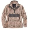 'Carhartt' Women's Fleece 1/4 Relaxed Fit Fleece Jacket - Taupe Aztec -Carhartt Store 104922 B39 WF22 e 1 1024x1024@2x