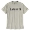 'Carhartt' Men's Force® Relaxed Fit Midweight Block Logo T-Shirt - Malt 1 'Carhartt' Men's Force® Relaxed Fit Midweight Block Logo T-Shirt - Malt -Carhartt Store 105203 W03 MS22 1024x1024@2x