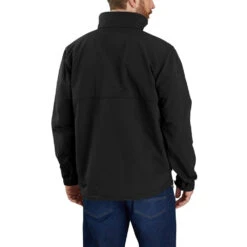 'Carhartt' Men's Super Dux™ Relaxed Fit Lightweight Mock Neck Jacket-Level 1 Warm Rating - Black -Carhartt Store 105342 N04 AVB MS22 b 1024x1024@2x