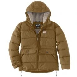 'Carhartt' Women's Montana Relaxed Fit Insulated Jacket - Oak Brown -Carhartt Store 105457 B33 WF22 e 1024x1024@2x