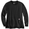 'Carhartt' Women's Force® Lightweight Sweatshirt - Black -Carhartt Store 105468 BLK WF22 e 1024x1024@2x