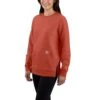 'Carhartt' Women's Force® Lightweight Sweatshirt - Desert Orange Heather -Carhartt Store 105468 Q38 WF22 b 1024x1024@2x