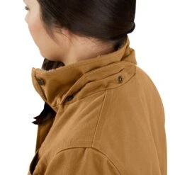 'Carhartt' Women's Washed Duck Coat - Carhartt Brown -Carhartt Store 105512 BRN FI01 WF22 b 1024x1024@2x