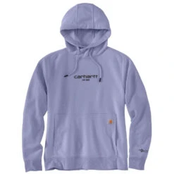 'Carhartt' Women's Force® Lightweight Graphic Hoodie - Soft Lavender Heather -Carhartt Store 105573 V45 WF22 e 1024x1024@2x