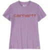 'Carhartt' Women's Lightweight Logo Graphic T-Shirt - Lupine -Carhartt Store 105764 V49 WS23 e 1024x1024@2x