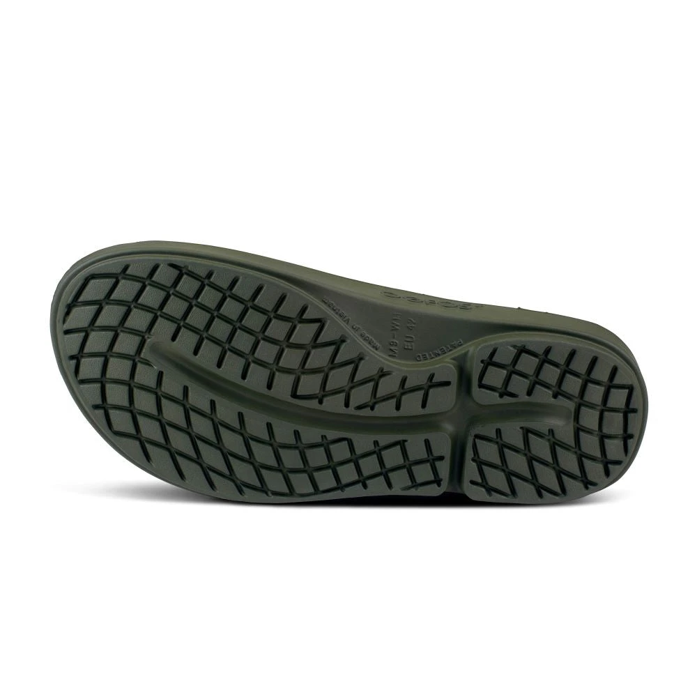 'OOFOS' Unisex OOahh Slide Sandal - Forest Green 5 'OOFOS' Unisex OOahh Slide Sandal - Forest Green - Image 3