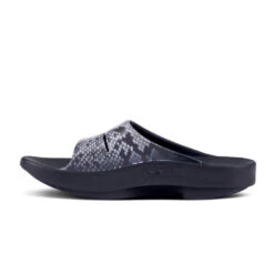 'OOFOS' Women's OOahh Slide Limited Edition - Black / Snake -Carhartt Store 1103SNAKE shot4 1024x1024@2x