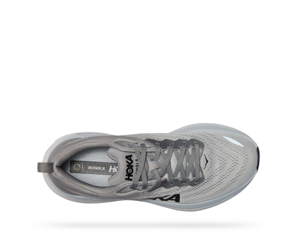 'HOKA' Men's Bondi 8 - Sharkskin / Harbor Mist (Wide) 4 'HOKA' Men's Bondi 8 - Sharkskin / Harbor Mist (Wide) - Image 2