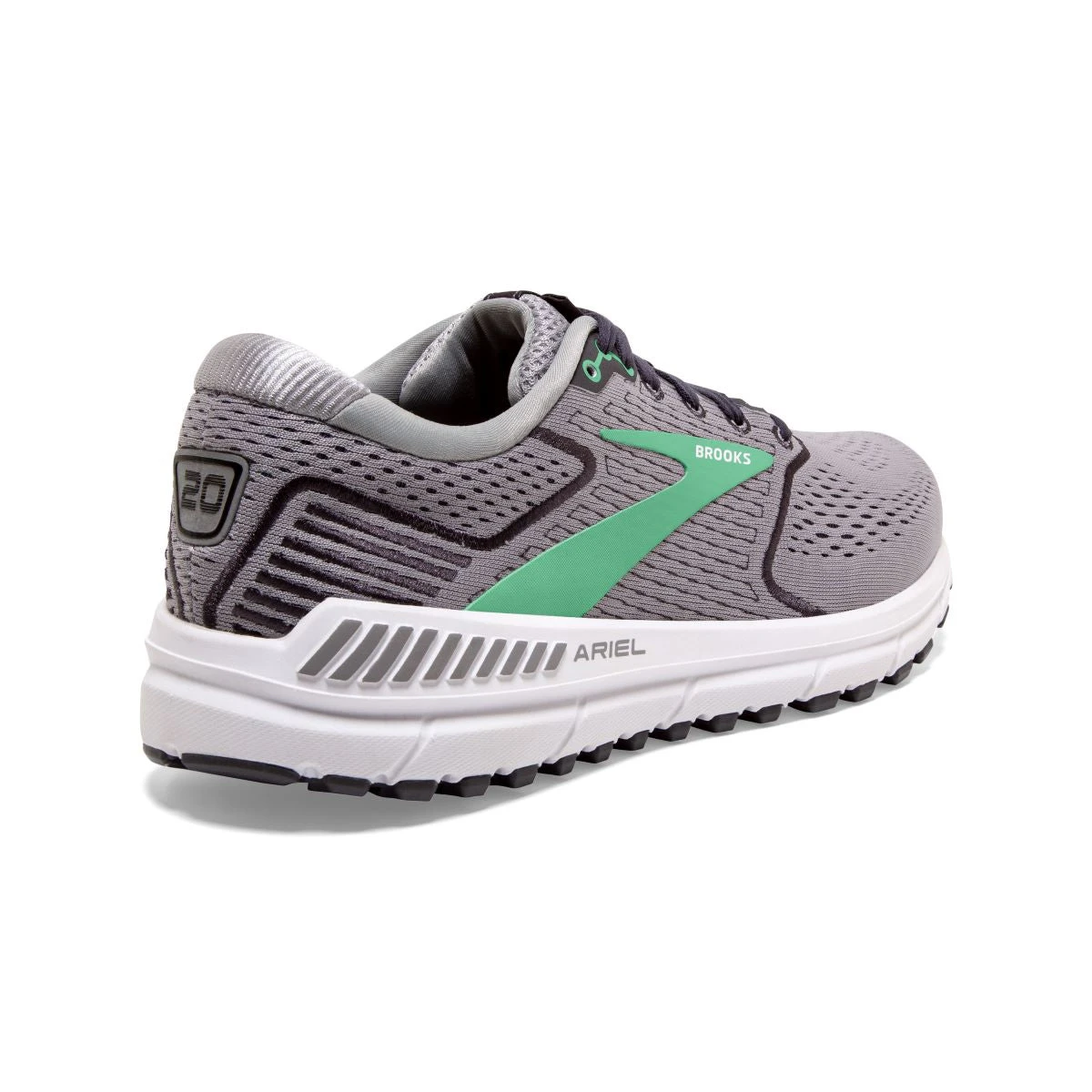 'Brooks' Women's Ariel 20 - Alloy / Blackened Pearl / Green 8 'Brooks' Women's Ariel 20 - Alloy / Blackened Pearl / Green - Image 6
