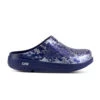'OOFOS' Women's OOcloog Clog Limited Edition - Navy / Silver Snake -Carhartt Store 1203NVYSILSNK shot1 1024x1024@2x