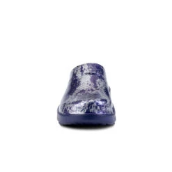 'OOFOS' Women's OOcloog Clog Limited Edition - Navy / Silver Snake -Carhartt Store 1203NVYSILSNK shot3 1024x1024@2x