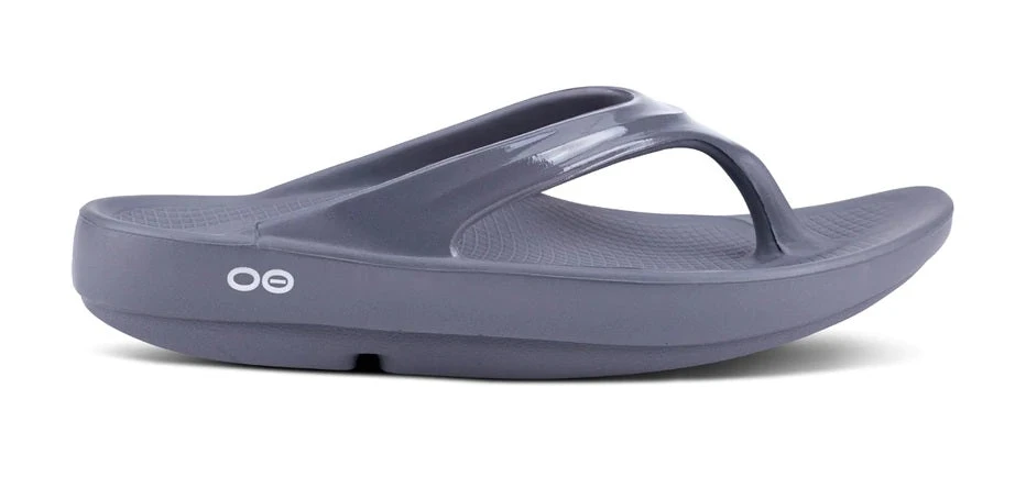 'OOFOS' Women's OOlala Luxe Thong - Slate 3 'OOFOS' Women's OOlala Luxe Thong - Slate