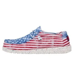 'Hey Dude' Men's Wally - Stars 'N Stripes -Carhartt Store 150202699 WALLY STARS N STRIPES 1 1024x1024@2x