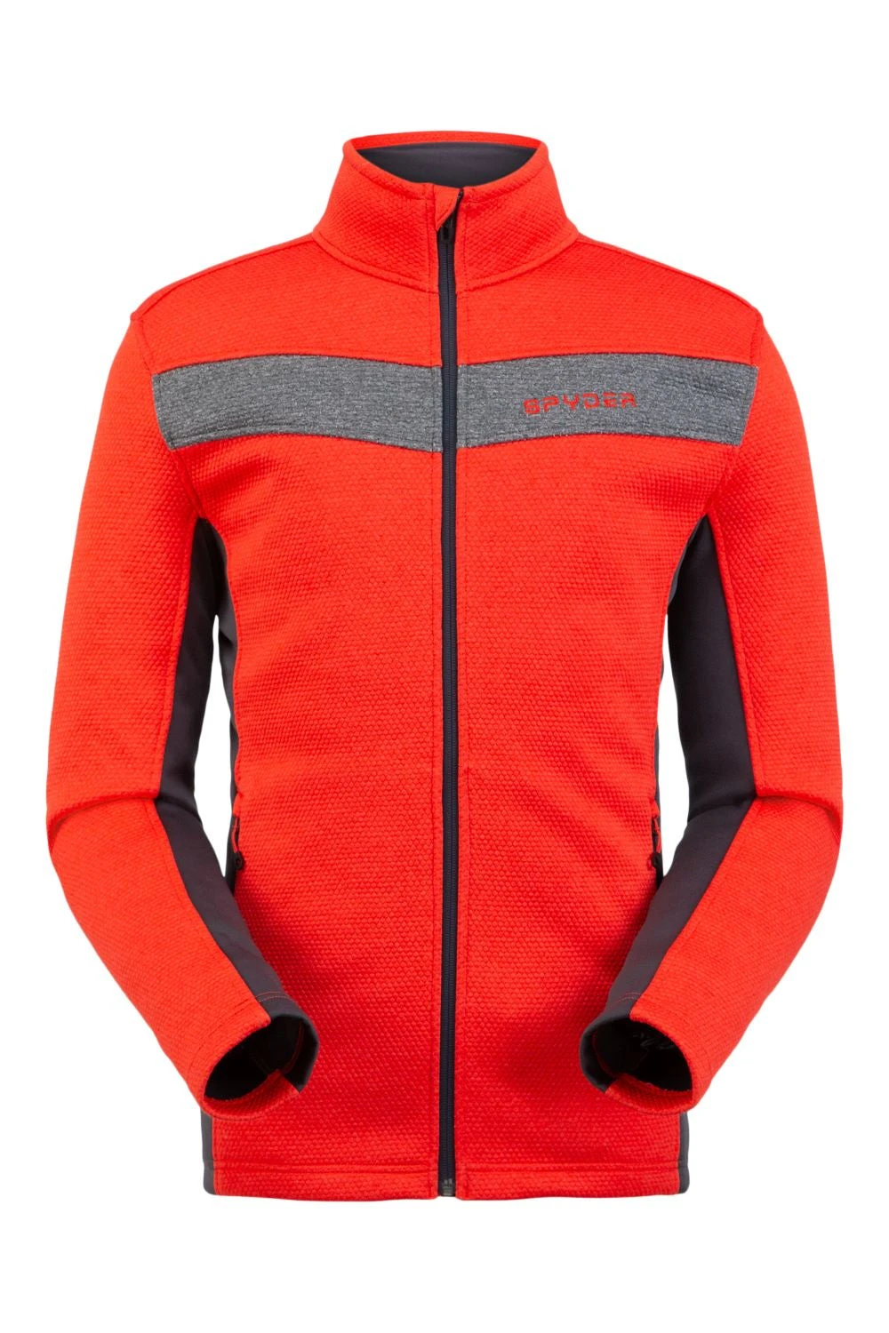 'Spyder' Men's Encore Full Zip Fleece - Volcano 3 'Spyder' Men's Encore Full Zip Fleece - Volcano