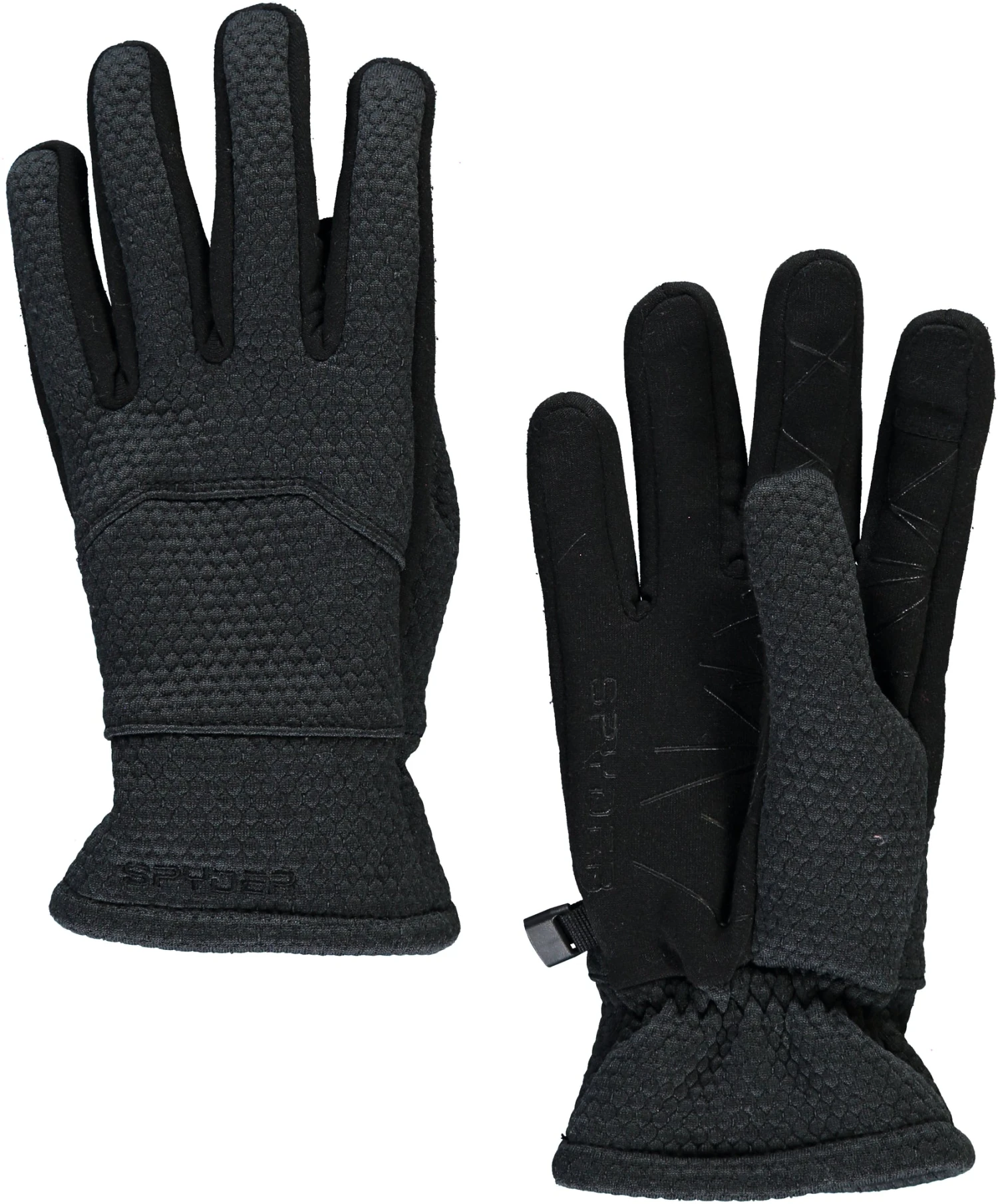 'Spyder' Women's Encore Gloves - Black 3 'Spyder' Women's Encore Gloves - Black