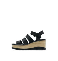 'Sorel' Women's Joanie III Ankle Strap Sandal - Black / Black -Carhartt Store 1986391 010 m presetHigh Res JPEG 300DPI 1024x1024@2x