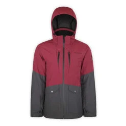 'Boulder Gear' Women's Downslide WP Jacket - Maroon