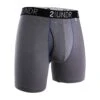 '2UNDR' Men's Swing Shift 6" Boxer Brief - Grey / Blue -Carhartt Store 2U01BB 001 1024x1024@2x