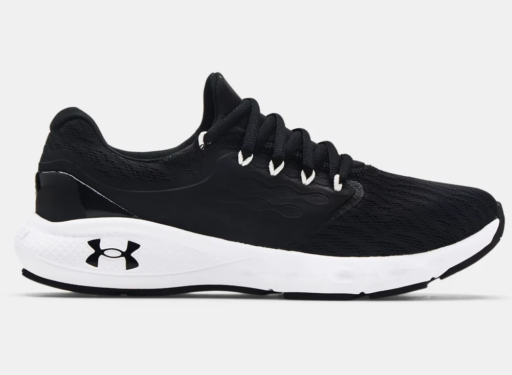 'Under Armour' Women's Charged Vantage - Black / White 3 'Under Armour' Women's Charged Vantage - Black / White