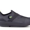 'OOFOS' Men's OOmg Fiber Low Slip On - Black / Gray -Carhartt Store 5180FIBRE shot1 1024x1024@2x