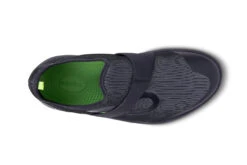 'OOFOS' Men's OOmg Fiber Low Slip On - Black / Gray -Carhartt Store 5180FIBRE shot6 1024x1024@2x