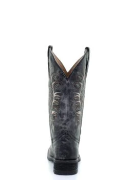 'Corral' Women's 12" Embroidered Western - Black / Sand -Carhartt Store 5356 2 1024x1024@2x