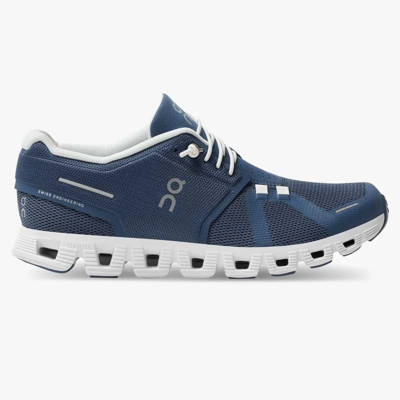 'On Running' Women's Cloud 5 - Denim / White 3 'On Running' Women's Cloud 5 - Denim / White