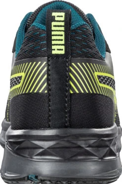 'Puma' Women's Fuse Knit Motion Protect EH Low Comp Toe - Black / Green -Carhartt Store 643935 FUSE KNIT BLACK WNS LOW back 1024x1024@2x