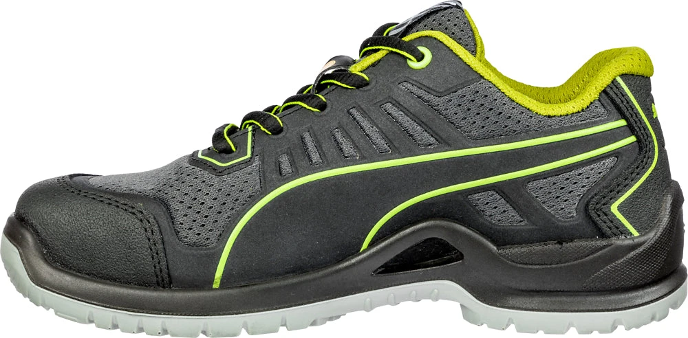 'Puma' Women's Fuse TC Low ESD Steel Toe - Black / Lime Green 4 'Puma' Women's Fuse TC Low ESD Steel Toe - Black / Lime Green - Image 2
