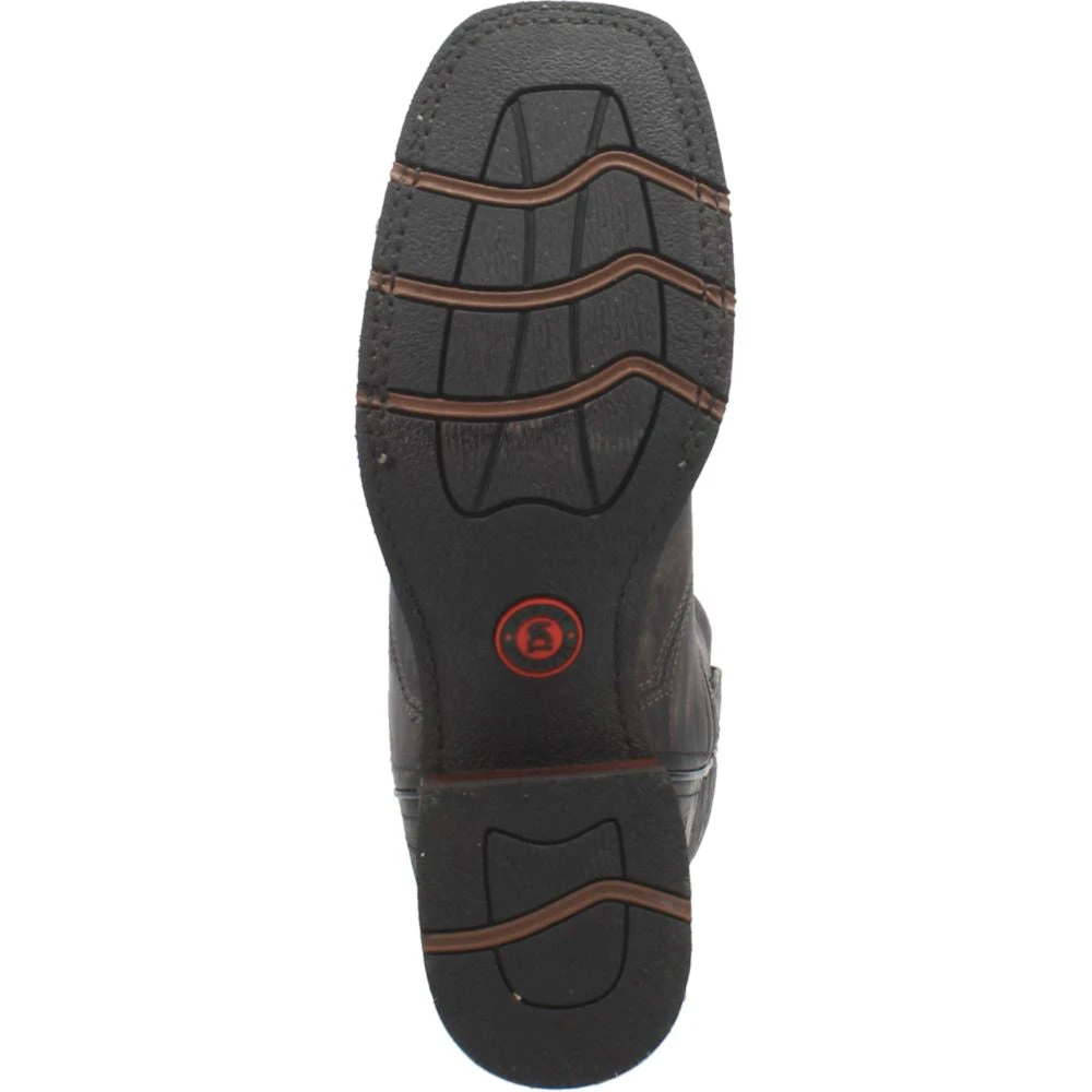 'Laredo' Men's 12" Axel Western Square Toe - Charcoal Black 5 'Laredo' Men's 12" Axel Western Square Toe - Charcoal Black - Image 3