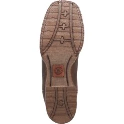 'Laredo' Men's 13" Odie Western Square Toe - Dark Brown -Carhartt Store 7961 shdw 7 1024x1024@2x