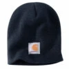 'Carhartt' Men's Acrylic Knit Beanie - Navy -Carhartt Store A205 NVY S19 1024x1024@2x