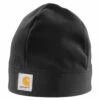 'Carhartt' Fleece Beanie - Black 1 'Carhartt' Fleece Beanie - Black -Carhartt Store A207 BLK S19 1024x1024@2x