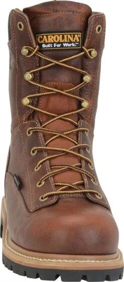 'Carolina' Men's 8" Grind WP Comp Toe Boot - Brown -Carhartt Store CA5529 Toe 1024x1024@2x