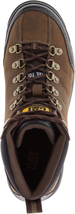 'Caterpillar' Men's 6" Threshold WP, EH, Steel Toe - Brown / Black -Carhartt Store CATM P90935 033117 S18 TOP 1024x1024@2x