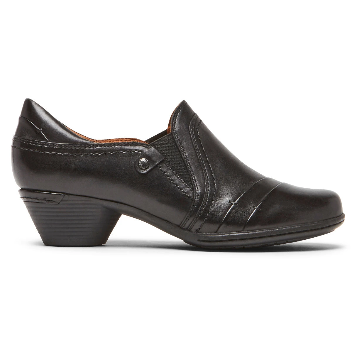 'Cobb Hill' Women's Laurel Slip On - Black Leather 3 'Cobb Hill' Women's Laurel Slip On - Black Leather